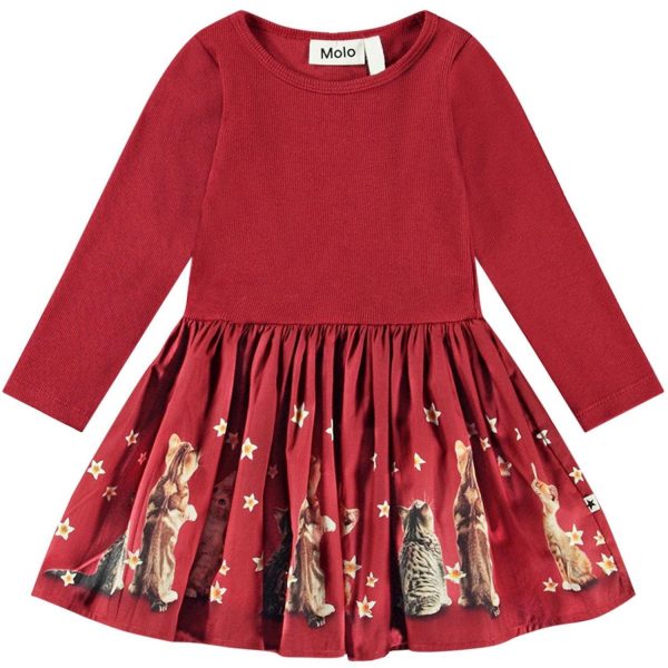 Molo Velvety Kittens Candi Dress Online Sale