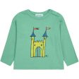 Bobo Choses Green Faraway Castle Shirt Online Sale