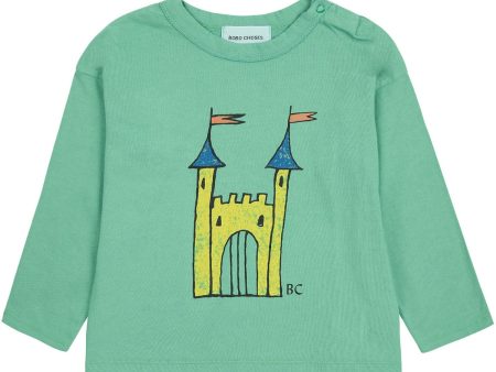 Bobo Choses Green Faraway Castle Shirt Online Sale