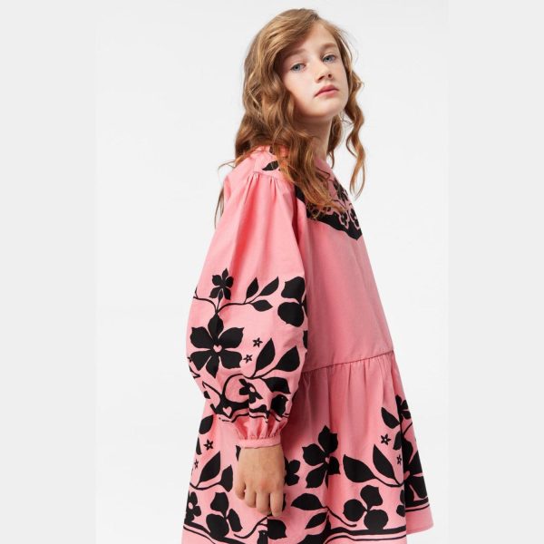 Molo Pink Folklore Camilla Dress Hot on Sale