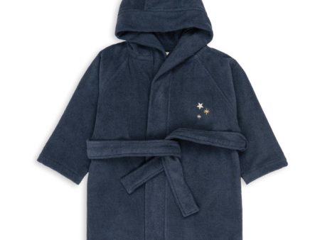 Konges Sløjd Blue Nights Terry Bathrobe Gots Fashion