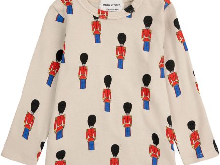 Bobo Choses Offwhite Little Tin Soldiers All Over Tight Blouse For Discount