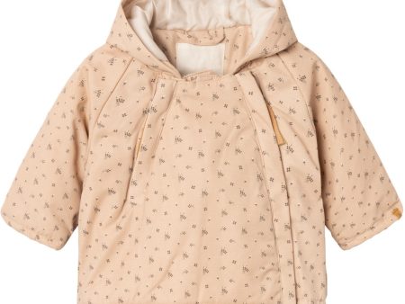 Lil Atelier Rugby Tan Aop Gerda Loose Jacket AOP Online now