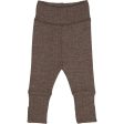 Müsli Walnut Melange Woolly Rib Pants Online now