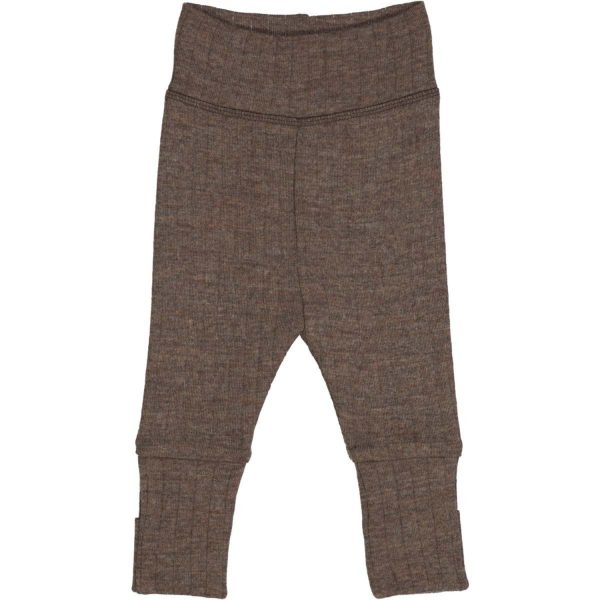 Müsli Walnut Melange Woolly Rib Pants Online now