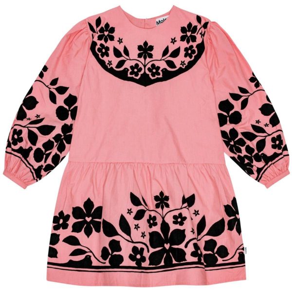 Molo Pink Folklore Camilla Dress Hot on Sale