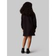 Calvin Klein Ck Black Teddy MonAndram Zip Fleece Dress Fashion