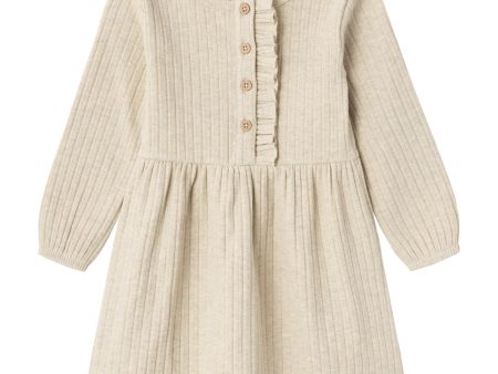 Lil Atelier Bleached Sand Niva Dress Discount