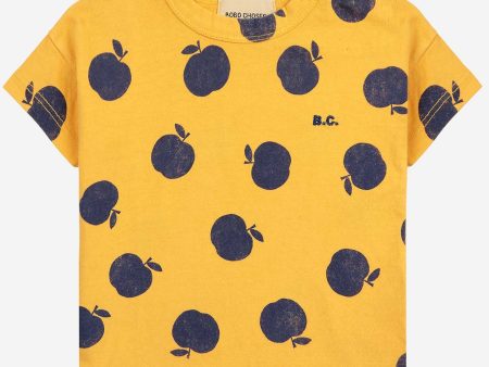 Bobo Choses Yellow Poma All Over Yellow T-Shirt Online