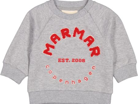 MarMar Double Jersey Red Logo Theos B Sweatshirt Discount