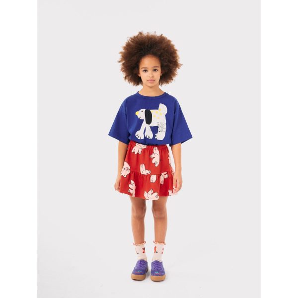 Bobo Choses Red Freedom Bird All Over Skirt For Discount