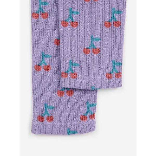 Bobo Choses Purple Cherry All Over Legging For Sale