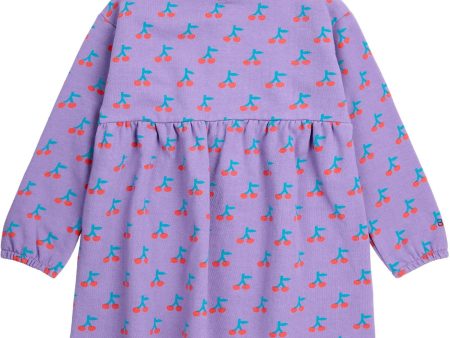 Bobo Choses Purple Cherry All Over Dress on Sale