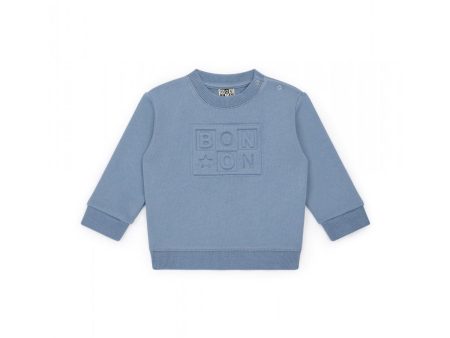 BONTON Bleu Trianon Smily Sweatshirt For Cheap