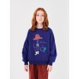 Bobo Choses Blue Magic Flute Player Crewneck Discount