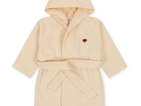 Konges Sløjd Terry Bathrobe w. Embroidery Swan on Sale