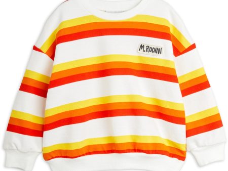 Mini Rodini Multi Stripe AOP Sweatshirt Online Hot Sale