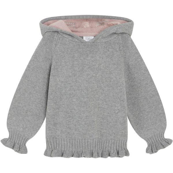 Hust & Claire Light Grey Melange Mini Pinja Pullover For Discount