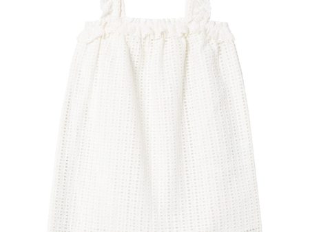 Lil Atelier Coconut Milk Julianne Strap Dress Hot on Sale