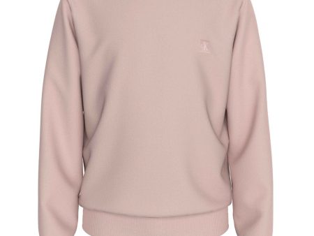 Calvin Klein Peach Whip Mono Mini Badge Reg Cn Crewneck Online Hot Sale