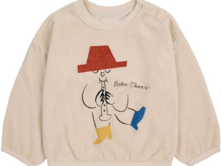 Bobo Choses White Magic Flute Crewneck Hot on Sale