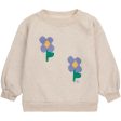 Bobo Choses Beige Pansy Flower Crewneck Discount