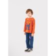 Bobo Choses Orange Faraway Castle LS T-Shirt Discount