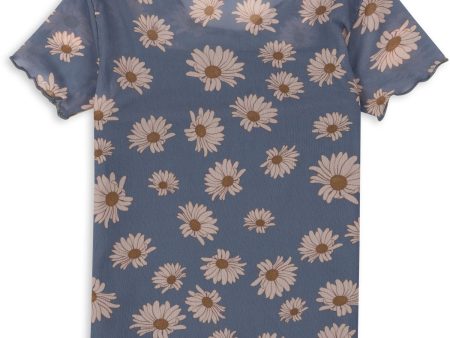 Konges Sløjd Daisy Blue Mel T-shirt Fashion