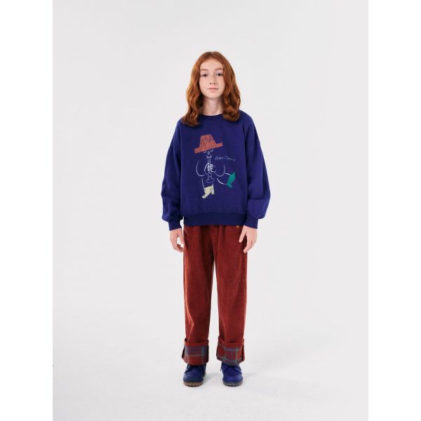 Bobo Choses Blue Magic Flute Player Crewneck Discount