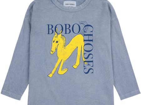 Bobo Choses Grey Wonder Horse T-Shirt Hot on Sale