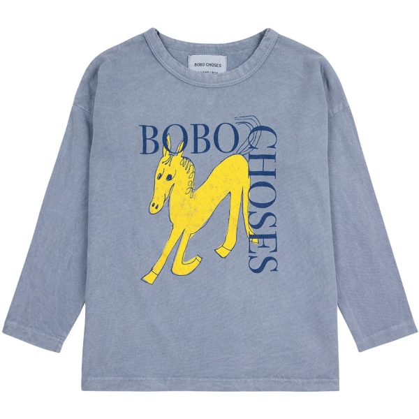 Bobo Choses Grey Wonder Horse T-Shirt Hot on Sale